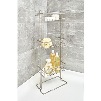 iDesign 3-Tier Freestanding Shower Caddy Organizer