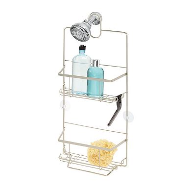 iDesign 2-Tier Hanging Storage Caddy with Hooks
