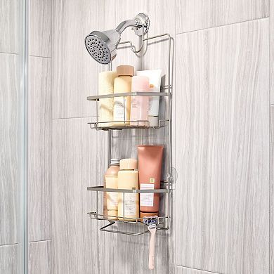 iDesign 2-Tier Hanging Storage Caddy with Hooks