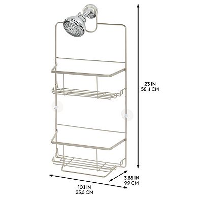 iDesign 2-Tier Hanging Storage Caddy with Hooks
