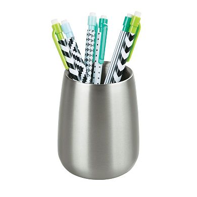 iDesign Nogu Bath Brushed Stainless Steel Tumbler Cup