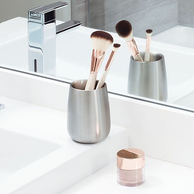 iDesign Nogu Bath Brushed Stainless Steel Tumbler Cup