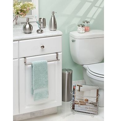 iDesign Nogu Bath Brushed Stainless Steel Tumbler Cup