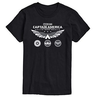 Big & Tall Marvel Captain America Brave New World Graphic Tee