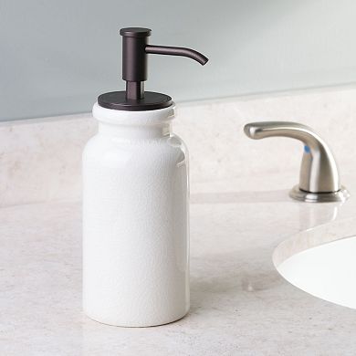 iDesign Westport Ceramic Soap Dispenser Pump
