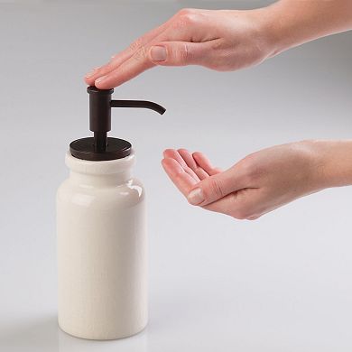 iDesign Westport Ceramic Soap Dispenser Pump