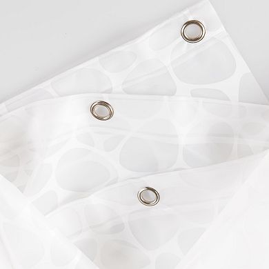 iDesign Pebblz Shower Curtain