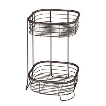iDesign 2 tier Bathroom Freestanding Shower Caddy Organizer