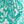 Aqua Teal Palm