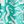 Aqua Teal Palm