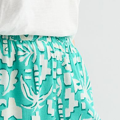Plus Size Sonoma Goods For Life® Cropped Easy Pants