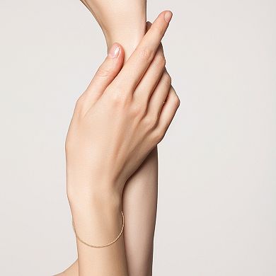 LUMINOR GOLD 14k Gold Dainty Mariner Bracelet