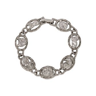 1928 Cat Link Station Bracelet
