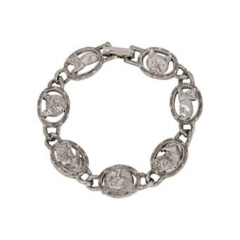 1928 Cat Link Station Bracelet
