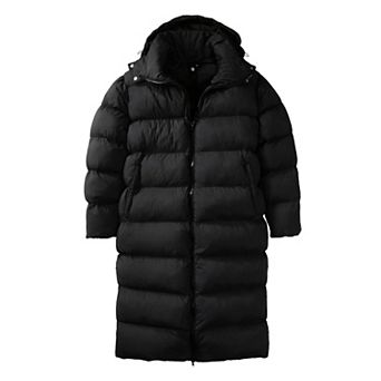 KingSize Men's Big & Tall Long Quilted Puffer Coat