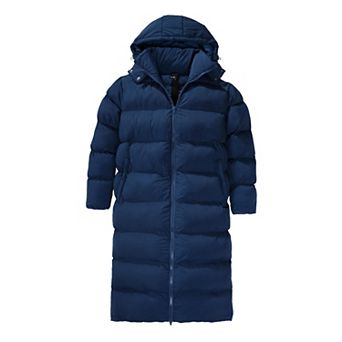 KingSize Men's Big & Tall Long Quilted Puffer Coat