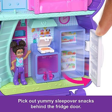 Girls Polly Pocket Sleepover Puppy Compact Playset