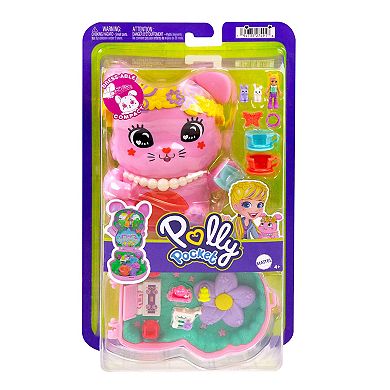 Girls Polly Pocket Tea Party Bunny Compact Playset