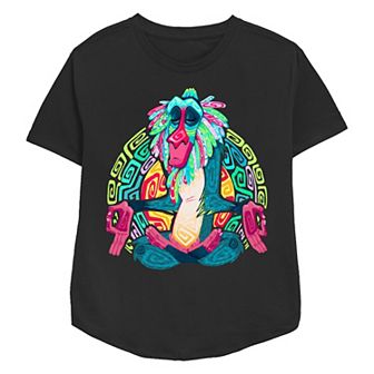 Disney's The Lion King Rafiki Relaxed Seat Pose Women's Relaxed Fit Graphic Tee