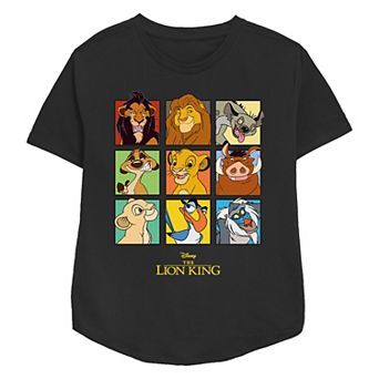 Disney's The Lion King Character Portraits Women's Relaxed Fit Graphic Tee