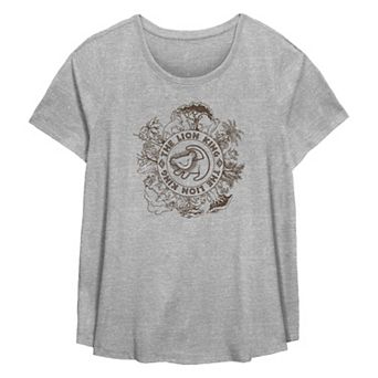 Disney's The Lion King Circle Of Life Plus Size Flowy Graphic Tee