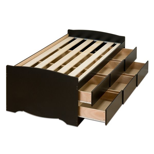Prepac Twin Platform Storage Bed, Double Platform Bed Frame Canada