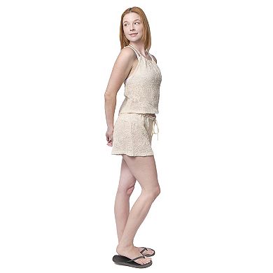 Juniors' Miken Drawstring Lace Shorts
