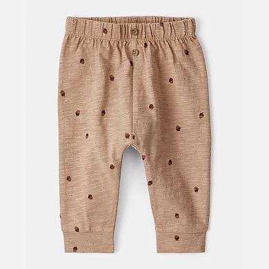 Baby Carter's 2-pc. Acorn Thanksgiving Print Long-Sleeve Tee & Pant Set
