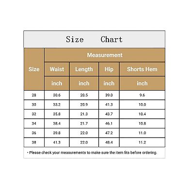 Men's Classic Button Solid Color Flat Front Zipper Formal Chino Dress Shorts