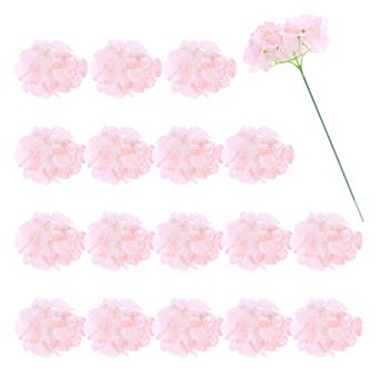 30 pc Hydrangea Artificial Flowers, Fake Hydrangea Flowers Artificial Silk Flowers Heads