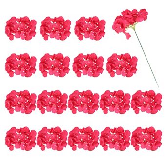 30 pc Hydrangea Artificial Flowers, Fake Hydrangea Flowers Artificial Silk Flowers Heads