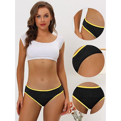 10 Packs Women's Underwear Mid-Waistd Hipster Panties, Available in Plus Size