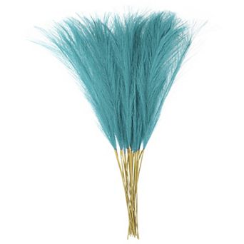 16 pc Faux Pampas Grass 21 Inch Artificial Fake Dried Pampas Grass Decor for Floor Vase Filler