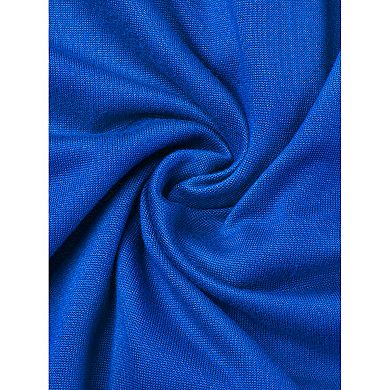 Women's Nightgown Sleep Dress Short Sleeve Crew-Neck Soft Night Dress with Pockets