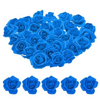100 pc Foam Rose Heads 2.4"-2.8" Artificial Bulk Stemless Foam Fake Roses Flowers for DIY Crafts