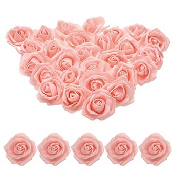 100 pc Foam Rose Heads 2.4"-2.8" Artificial Bulk Stemless Foam Fake Roses Flowers for DIY Crafts