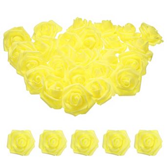 100 pc Foam Rose Heads 2.4"-2.8" Artificial Bulk Stemless Foam Fake Roses Flowers for DIY Crafts