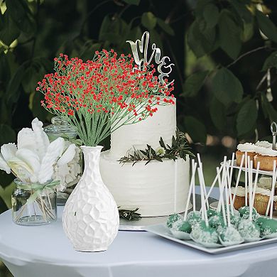 25 Pcs Fake Gypsophila Artificial Flowers Bulk, PU Artificial Flowers Branch with Long Stems