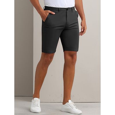 Men's Dress Shorts Flat Front Lightweight Summer Business