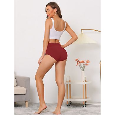 6 Packs Women's Cotton High-Waist (Available in Plus Size), Tummy Control Underwear