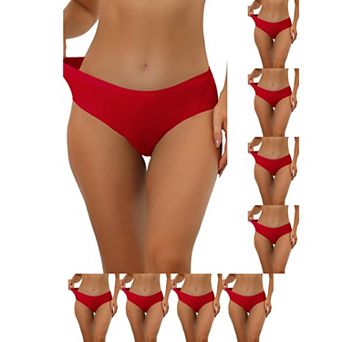 9 Packs Panties for Women Unlined Comfortable Underwear No Show Elastic Waist Brief