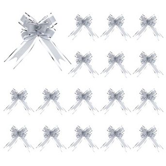 50 pc Pull Bows 5.9 in Wide Large Ribbon Gift Bows for Gift Wrapping