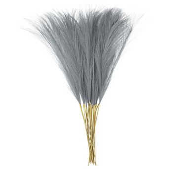 25 pc Faux Pampas Grass 21 Inch Artificial Fake Dried Pampas Grass Decor for Wedding