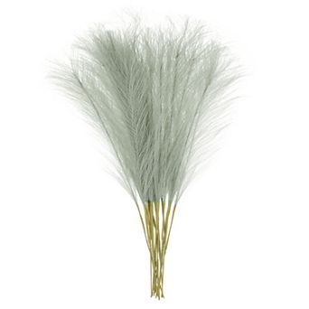 25 pc Faux Pampas Grass 21 Inch Artificial Fake Dried Pampas Grass Decor for Wedding