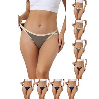 9 Packs Women's Underwear Low Waist Breathable Stretch Hipster Briefs