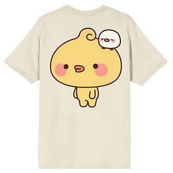 Juniors' Piyomaru Emoji Short Sleeve Tee