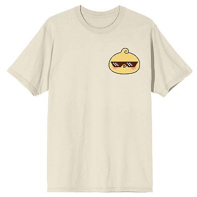 Juniors' Piyomaru Sunglass Emoji Short Sleeve Tee