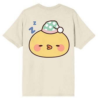 Juniors' Piyomaru Sleeping Emoji Short Sleeve Tee
