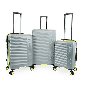 Nautica Nautica Ripple 3 pc Extra Large Hardside Spinner Luggage Set