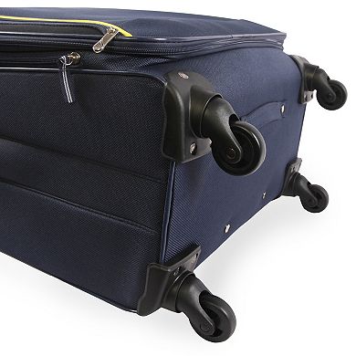 Nautica Seascape Collection 4-Piece Softside Luggage Set